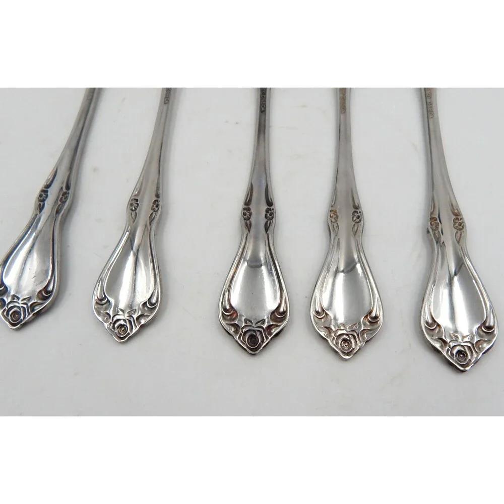 Oneida SSS Celebrity Dinner Place Entree Fork Stainless Flatware S/5 Replacement